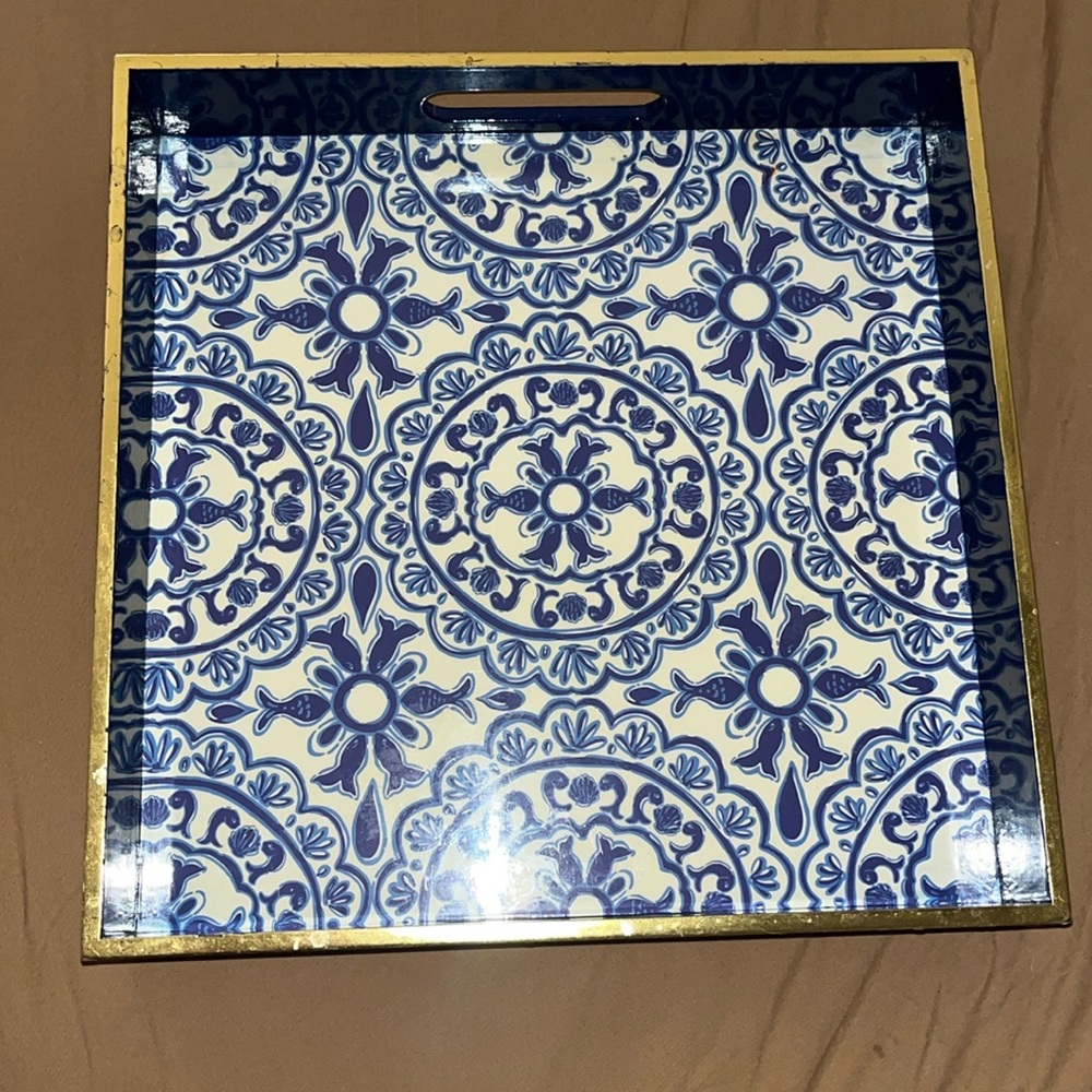 Lilly Pulitzer Poolin' Around Lacquer Tray